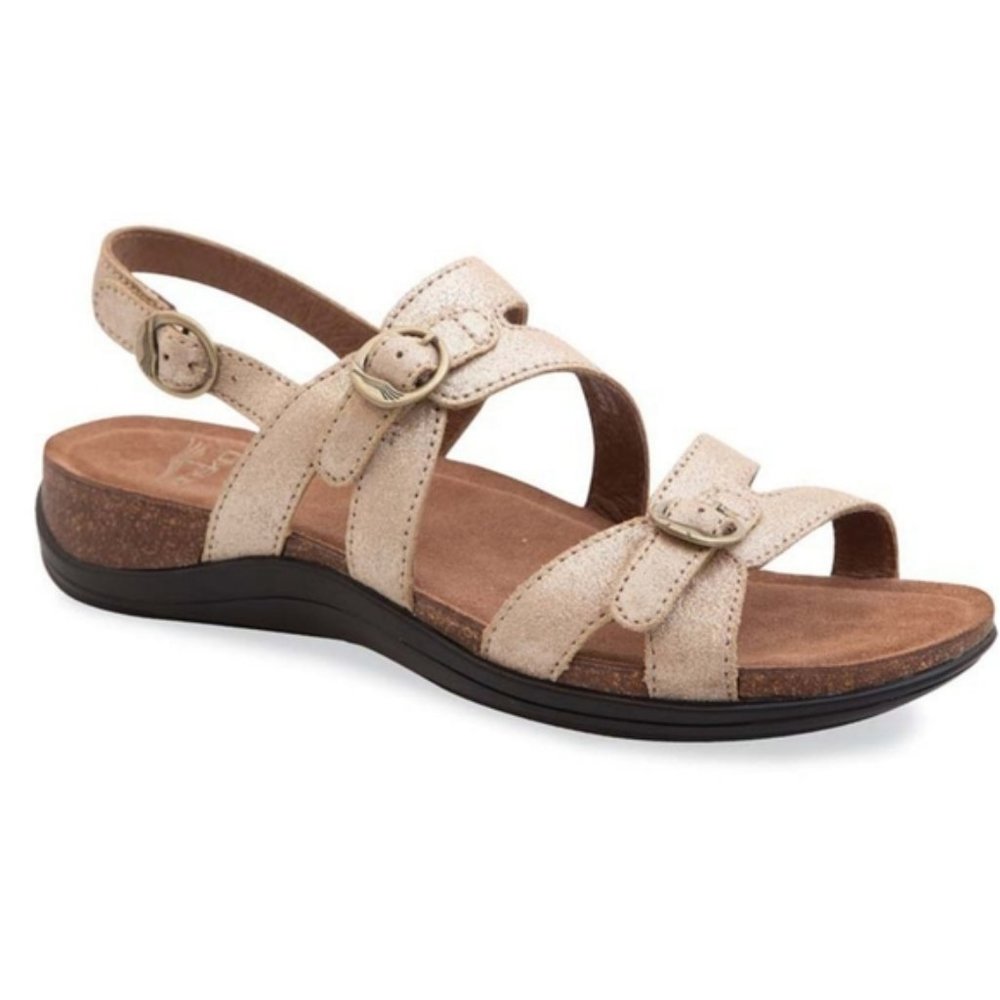 DANSKO Strappy Slingback Comfort Footbed Sandal Leather NEW Womens 41